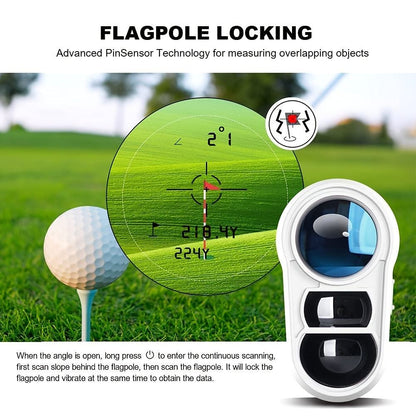 REVASRI Golf Rangefinder - Tournament Legal, Slope & Pin Lock