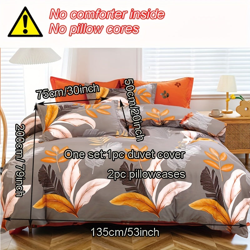  Microfiber Bedding Set - 3 pcs, Floral Print,  100% Microfiber