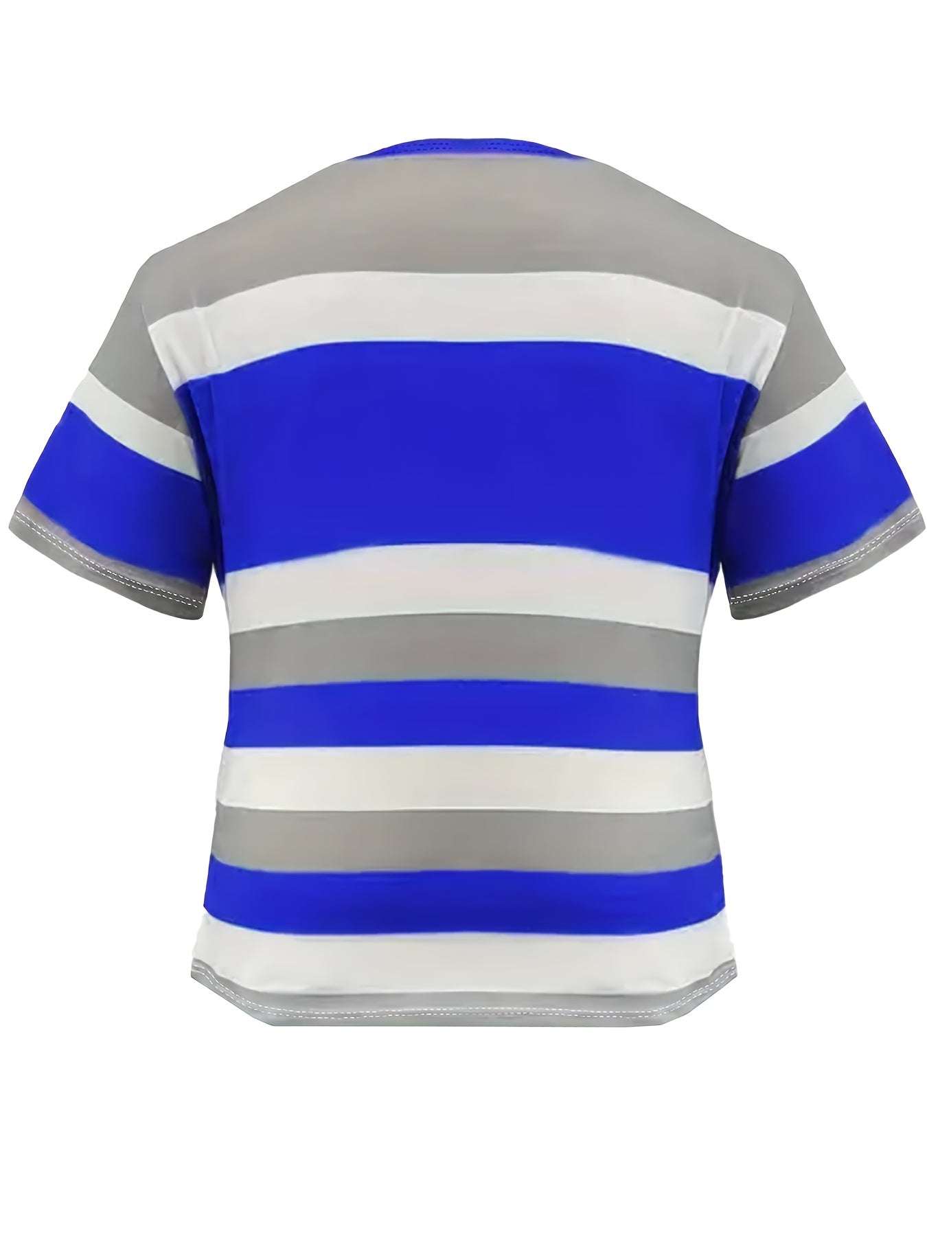 Womens Plus Size Striped T-Shirt 