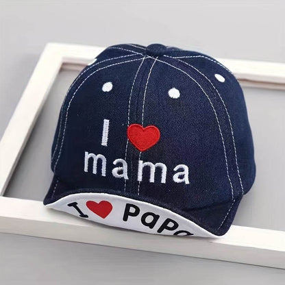Hat for Baby Girls and Boys - Soft Denim Cap, Spring and Summer