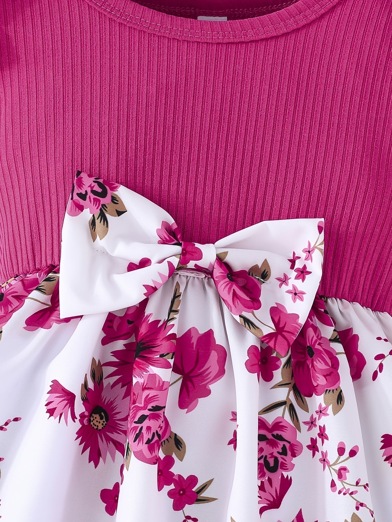 Floral Ruffle Sleeve Dress 