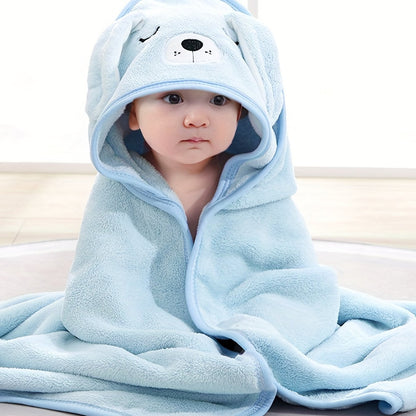 Elephant Hooded Baby Bathrobe and Hat 0-2 Years