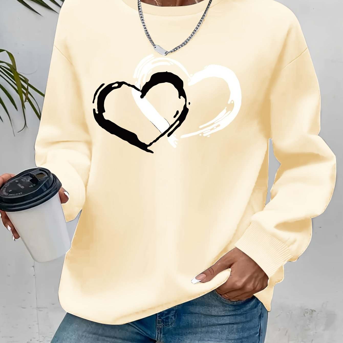 Women Round Neck Sweatshirt