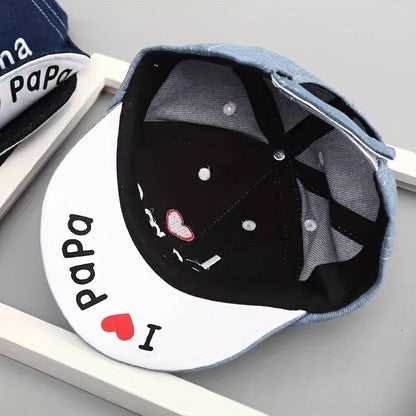 Hat for Baby Girls and Boys - Soft Denim Cap, Spring and Summer