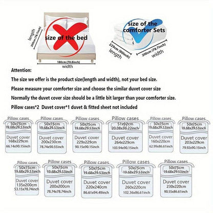 Leopard Print Quilt Cover Set - Stylish Home Decor,  Polyester