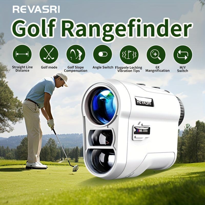 REVASRI Golf Rangefinder - Tournament Legal, Slope & Pin Lock