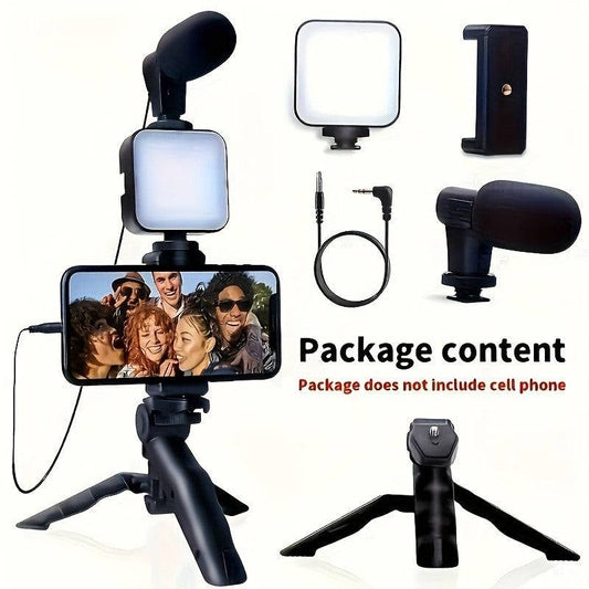 Smartphone Video Blogging - A Universal 3-In-1, Kit LED Ring